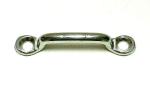 Krampen, Messing vernickelt, 3/4"